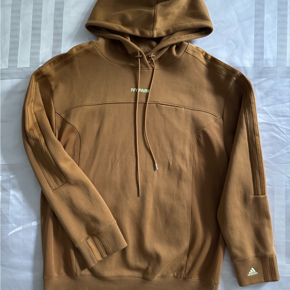 Adidas IVY PARK Caramel Brown Oversized Pullover Hoodie